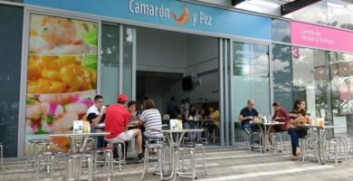 camaron y pez x