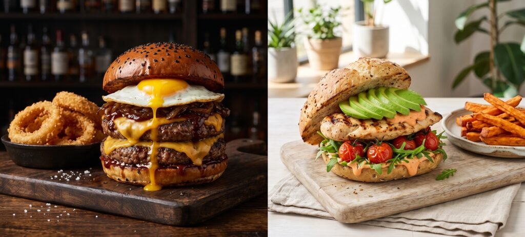 NOMBRES PARA HAMBURGUESAS x